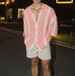 American Style Color Block Short Sleeve For Men Summer Trend Loose Fit Turn-down Collar Casual Versatile New Thin Knit_viptrois.com