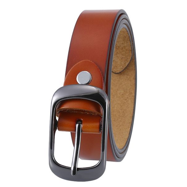 Men's Belts Belt Women Fashion Casual Belt Two Layer Leather Simple Jeans Belt Versatile Pants Belt_viptrois.com