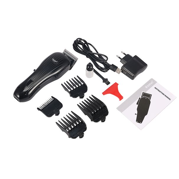 Kemei-3703 Professional Electric Clippers Rechargeable Beard Trimmer LCD Hair Cutting Hine Styling Tools_viptrois.com