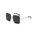 New Style Metal Square Frame Women's Sunglasses Personality Men's Sun Protection Sunglasses_viptrois.com