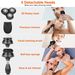 5 In 1 Electric Razor Shaver Rechargeable Cordless Head Beard Trimmer Shaver Kit IPX6 Waterproof Dry Wet Grooming Kit_viptrois.com