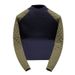 Men's Clothing Winter new style splicing half turtleneck sweater thick warm sweater jacket men's casual trendy sweater men_viptrois.com