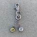 Solid Metal Dice Keychain - Premium Luxury Keyring With Vintage & Post-Apocalyptic Style For Bags, Backpacks & Accessories (Multiple Color Options)_viptrois.com