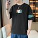 Men's Summer Ice Silk Thin Section Large Size Short-sleeved T-shirt Loose Fashion Casual Tops_viptrois.com