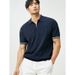 Men's Dry Breathable Business White Polo Shirt Summer Ice Silk Casual Collared Tee_viptrois.com