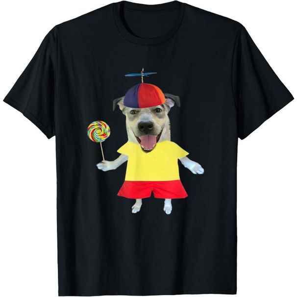 Camiseta Meme De Perro Tonto Divertido Con Piruleta Para Hombres Y Mujeres_viptrois.com