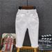Boys' Pants Spring And Autumn Korean Children's Clothing New Style Baby White Ripped Trousers Korean Slim Fitting Pants Trendy_viptrois.com