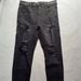 Men's Clothing New fashion slim fit men's trousers denim holes slim quality denim_viptrois.com