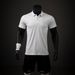 Men's Clothing Polo Shirt Men's Quick Drying Lapel Short Sleeved T Shirt_viptrois.com