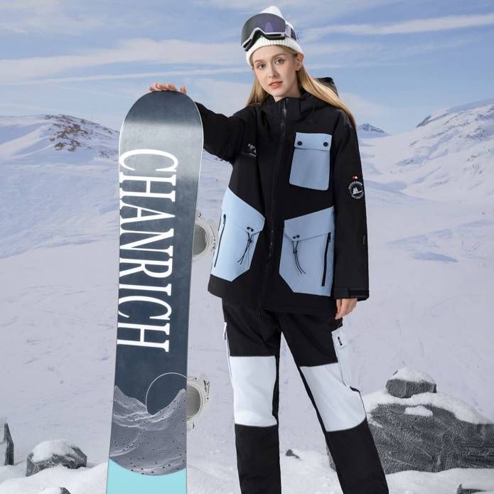 Unisex Ski Suit Set – 15K Waterproof & Windproof Snowboarding Gear (Breathable Polyester, Thermal Cotton Lining, Reinforced Seams For Men & Women)_viptrois.com