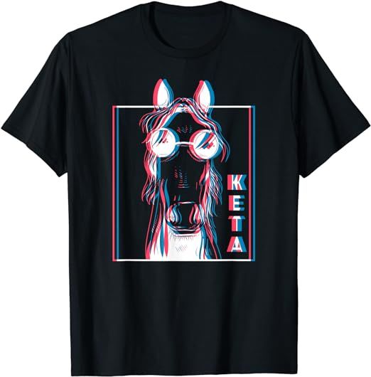 Keta Ketamine Horse Rave DJ Party Techno T-Shirt_viptrois.com