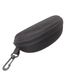 Large Pure Black Sunglasses Case Zipper EV Box Anti Pressure Anti Fall And Anti Wear Glasses Case With Hook Can Be Customized_viptrois.com