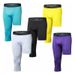 Men's Clothing Carefully Selected Sports Quick Drying 50% Pants Men's Single Leg Tights Basketball Sports Training Leggings Running Pants_viptrois.com