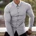 Men's Clothing Men's Business Shirt Non Iron Professional Work Summer Anti Wrinkle White Shirt Men's Long Sleeve Shirt_viptrois.com