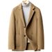 Men's Clothing Autumn and winter 100% wool suit hand sewn double faced wool suit men's slim small suit wool jacket men's clothing_viptrois.com