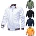 Men's Clothing casual jacket men's spring and autumn sports solid color men's jacket men's_viptrois.com