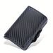 Men's Wallet Card Cases Dual Card RFID Automatic Card Holder Men's Short Double Layer Carbon Fiber Anti Theft Card Holder Magnetic Buckle Card Holder_viptrois.com