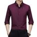 Autumn Popular Men's Long-sleeved Shirt Fashion Casual Lapel Print Long-sleeved Shirt Men_viptrois.com