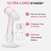 Facial Cleansing Brush, Waterproof Dual-Rotation Face Scrubber Exfoliator With 3 Brush Heads And 2 Adjustable Speeds (Pink)_viptrois.com