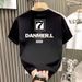 Men's Clothing Fashion Short Sleeved T Shirt For Men Korean Style Trendy Casual Youth Tops Half Sleeved Versatile Bottoming Shirt_viptrois.com