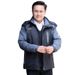 Men's Clothing Middle-aged and elderly plus velvet padded cotton-padded clothes cold-resistant warm dad clothes outdoor sports leisure men's charge_viptrois.com