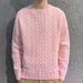 Men's Chunky Knit Cable Sweater - Oversized Winter Pullover With Soft Polyester Blend, Loose Fit Style_viptrois.com