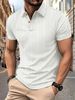 Unbeatable Quality 2025 Knitted New Summer Men's Polo Shirt Casual Henley Collar Short Sleeve Top_viptrois.com