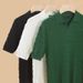 Men's Clothing Lightly Mature Polo Shirt Men's Short Sleeved Trendy T Shirt Simple Slim Lapel Pullover Knitted Half Sleeved Temperament Top_viptrois.com