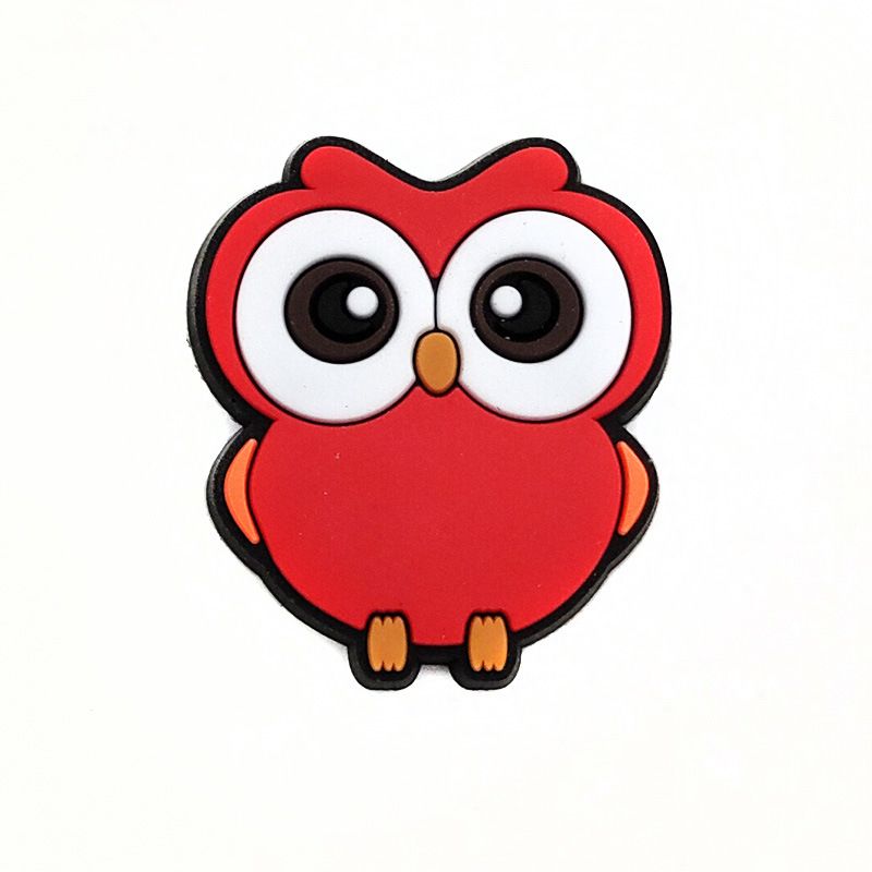 Red Series Cute Cartoon Shoes Flower Decoration Buckle Soft Glue DIY Fun Garden Shoe Accessories_viptrois.com