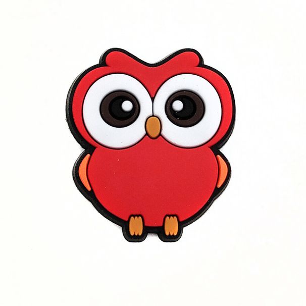 Red Series Cute Cartoon Shoes Flower Decoration Buckle Soft Glue DIY Fun Garden Shoe Accessories_viptrois.com
