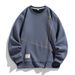 Men’s Oversized Drop Shoulder Sweatshirt – Minimalist Crewneck Pullover (M-5XL, Wrinkle-Resistant Cotton Blend)_viptrois.com
