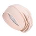 Men's Hats Double Layer Modal Cotton Wide Brimmed Hair Care Hat Satin Lining Simple And Fashionable All Match Sleeping Cap_viptrois.com