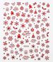 Nail Art Christmas sticker Red vintage elk Snowflake Snowman Christmas tree back nail sticker_viptrois.com