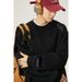 Men's Clothing Round Neck Sweatshirt Letter Embroidery Raglan Sleeve Hoodie Retro Loose Jacket_viptrois.com