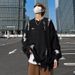 Loom European And American High Street Distressed Frayed Knitted Sweater For Men, Trendy Brand, Cool Hip-Hop Retro Lazy_viptrois.com