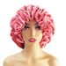 Flannel double layer sleeping cap warm velvet wood ear double layer princess home hat winter new hair care hat_viptrois.com