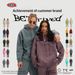 Pure Pure BE Men's 2025 American Style Trendy Black Loose Solid Color Sweatshirt 33 Colors 345g Fleece Lined Hoodie For Men_viptrois.com