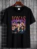 Nick Jonas Shirt, Vintage 90s Nick Jonass Tshirt, Movie Graphic Tee NickJonass Graphic Slightly Top For Everyday Wear Fashion Designer Clothes_viptrois.com