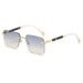 Men's Sunglasses Metal Frame New Style Frameless Diamond Cut Sunglasses Fashionable And High End Simple Sunglasses_viptrois.com
