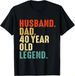 T-shirthusband Dad 40 Year 2026 Legend 1984 40th Birthday Father__viptrois.com