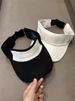 Korean Style Color Block Hat For Men And Women, Summer Outdoor Sports Sun Protection Visor Hat, Versatile Student Travel_viptrois.com