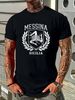 NEW LIMITED Sicilia Flag And Shield Design With Trinacria - Messina Tee S-3XL Comfortable Slightly Stretched Summer Soft Stylish Breathable_viptrois.com