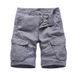 Men's Cropped Trousers Men's Beach Pants Shorts Men's Pure Cotton Work Shorts_viptrois.com