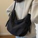 Men's Bags This Year's Popular Oxford Cloth Bag Messenger Bag Female New Casual One Shoulder Student Class Commuting Dumpling Bag_viptrois.com