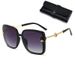 VOOTHOST Oversize Brand Design Bee Sunglasses Women Vintage Metal Big Sun Glasses Female Square With Leather Glasses Case F0116_viptrois.com