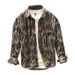 New Autumn And Winter Men's Casual Corduroy Long Sleeved Shirt Jacket_viptrois.com