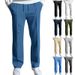 Men's Clothing Spring And Summer Straight Casual Pants Men Cross Border Loose Workwear High Street Pants Quick Drying Stretch Sports Pants_viptrois.com