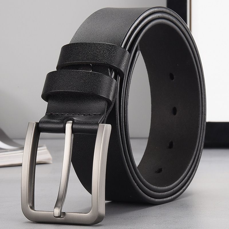 Men's Belts Men's Retro Pin Buckle Buckle Genuine Leather Belt Cowhide Belt Classic Men's Trouser Belt_viptrois.com