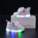 Children's Shoes New Spring And Autumn Girls Princess Led Light Up Small And Medium Girls Casual Bow Sports Soft Bottom Shoes_viptrois.com