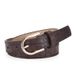 New minimalist buckle fashionable women's belt, light luxury crazy decoration jeans, stone pattern candy color thin belt_viptrois.com